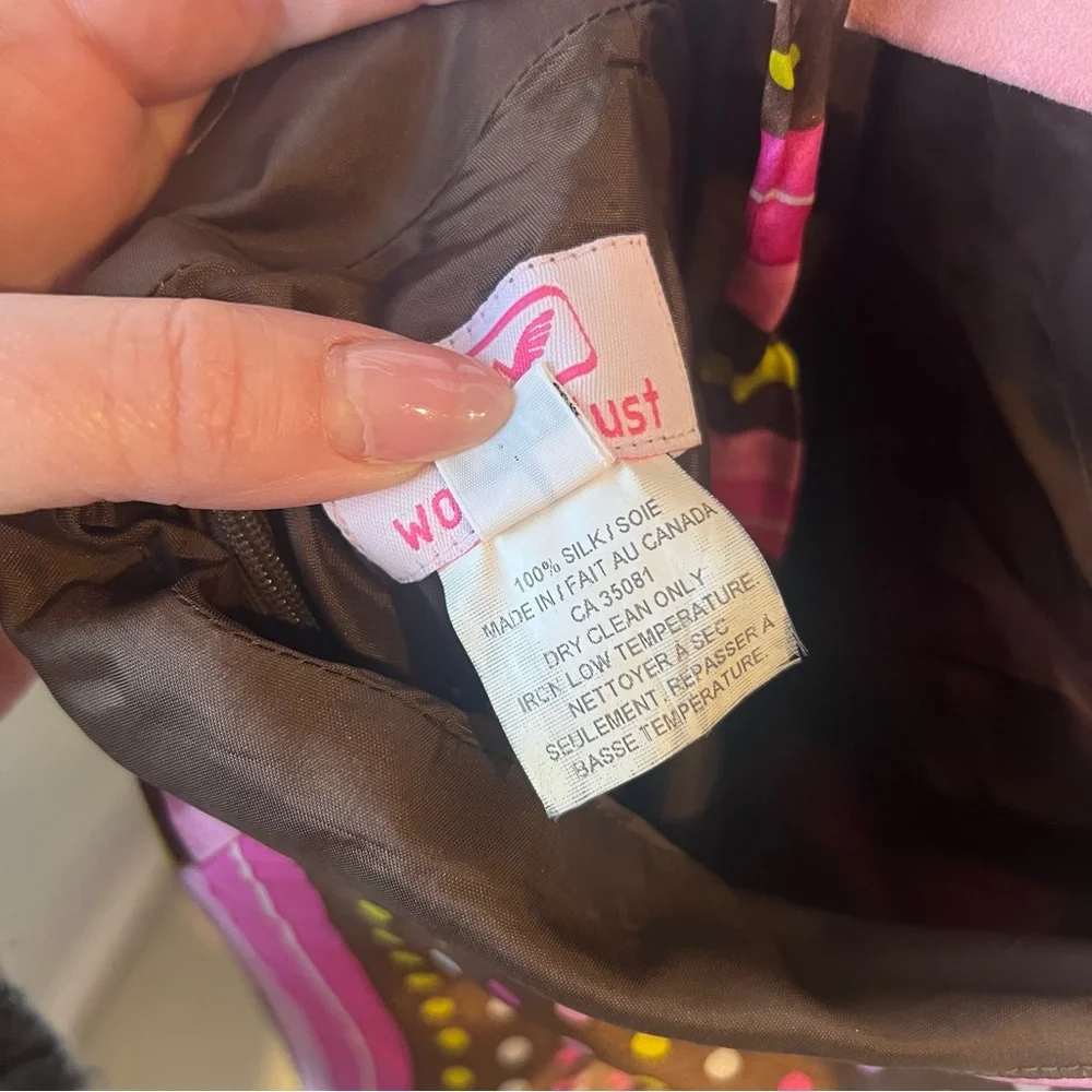 Vintage 100% Silk Halter Midi Dress - Picture 5 of 8